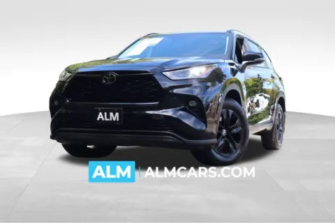 Black 2025 Toyota Highlander Hybrid XLE for sale in Roswell, GA