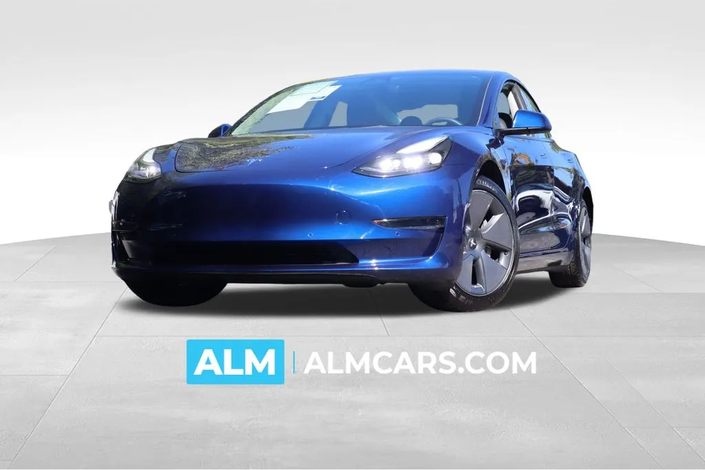 Blue 2022 Tesla Model 3 for sale in Roswell, GA
