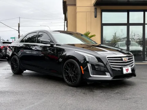 Black 2018 Cadillac CTS 2.0L Turbo Luxury for sale in Lakewood, WA