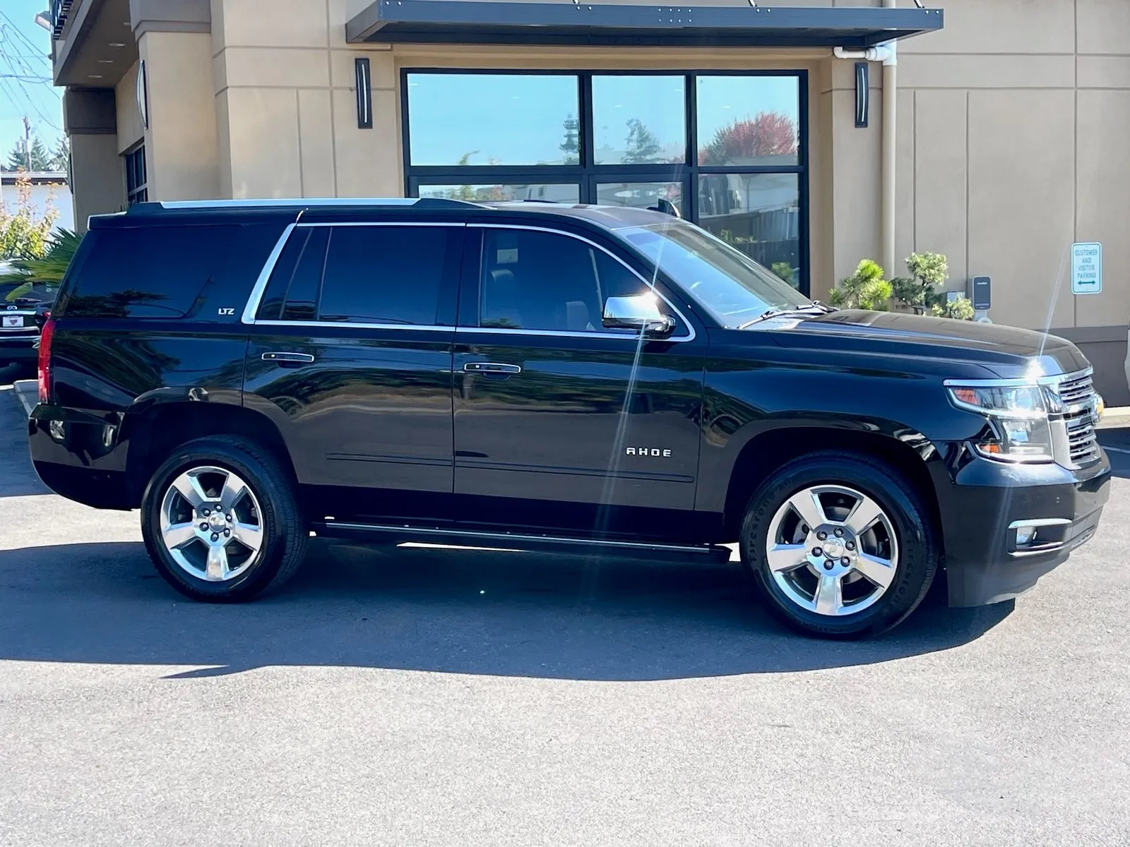 Black 2016 Chevrolet Tahoe LTZ for sale in Lakewood, WA