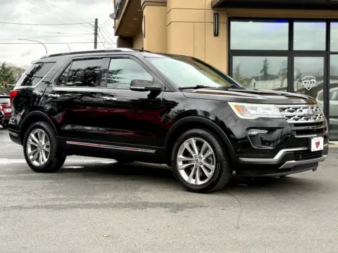 Black 2018 Ford Explorer Limited for sale in Lakewood, WA