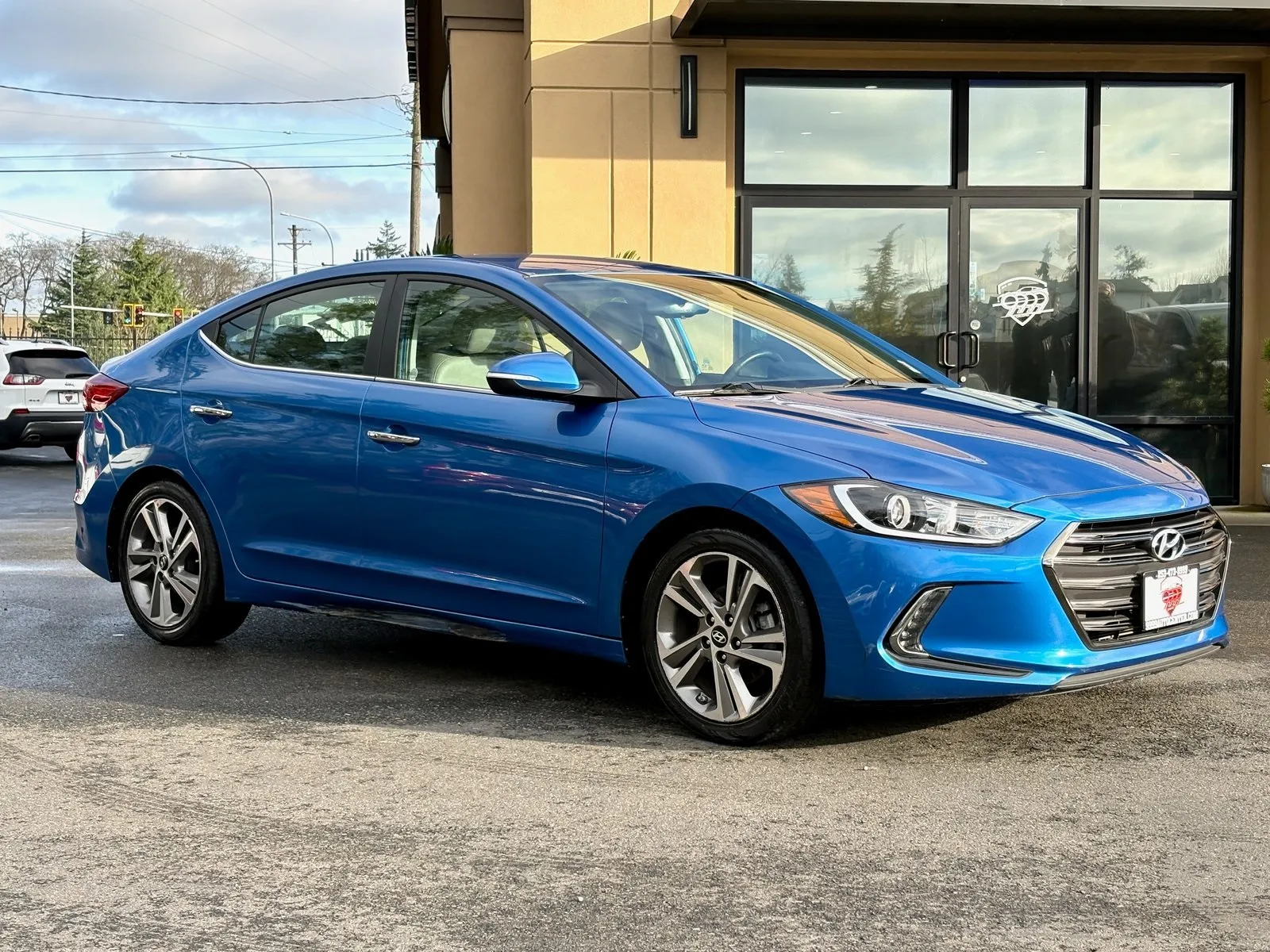 Blue 2017 Hyundai Elantra Limited for sale in Lakewood, WA