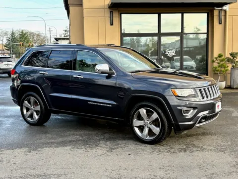 Blue 2016 Jeep Grand Cherokee Overland for sale in Lakewood, WA