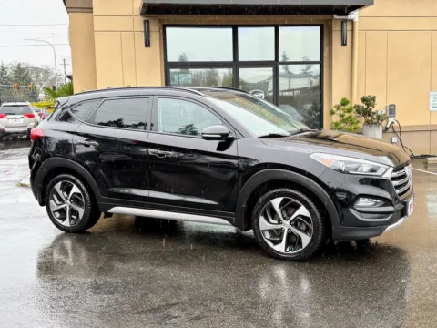 Black 2018 Hyundai Tucson Limited for sale in Lakewood, WA