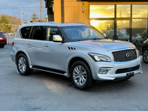 Silver 2016 INFINITI QX80 for sale in Lakewood, WA