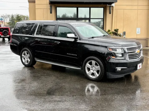 Black 2015 Chevrolet Suburban LTZ for sale in Lakewood, WA