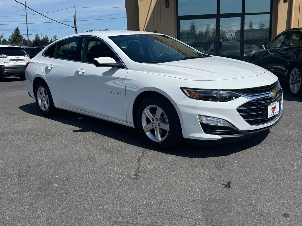 White 2023 Chevrolet Malibu LS for sale in Lakewood, WA