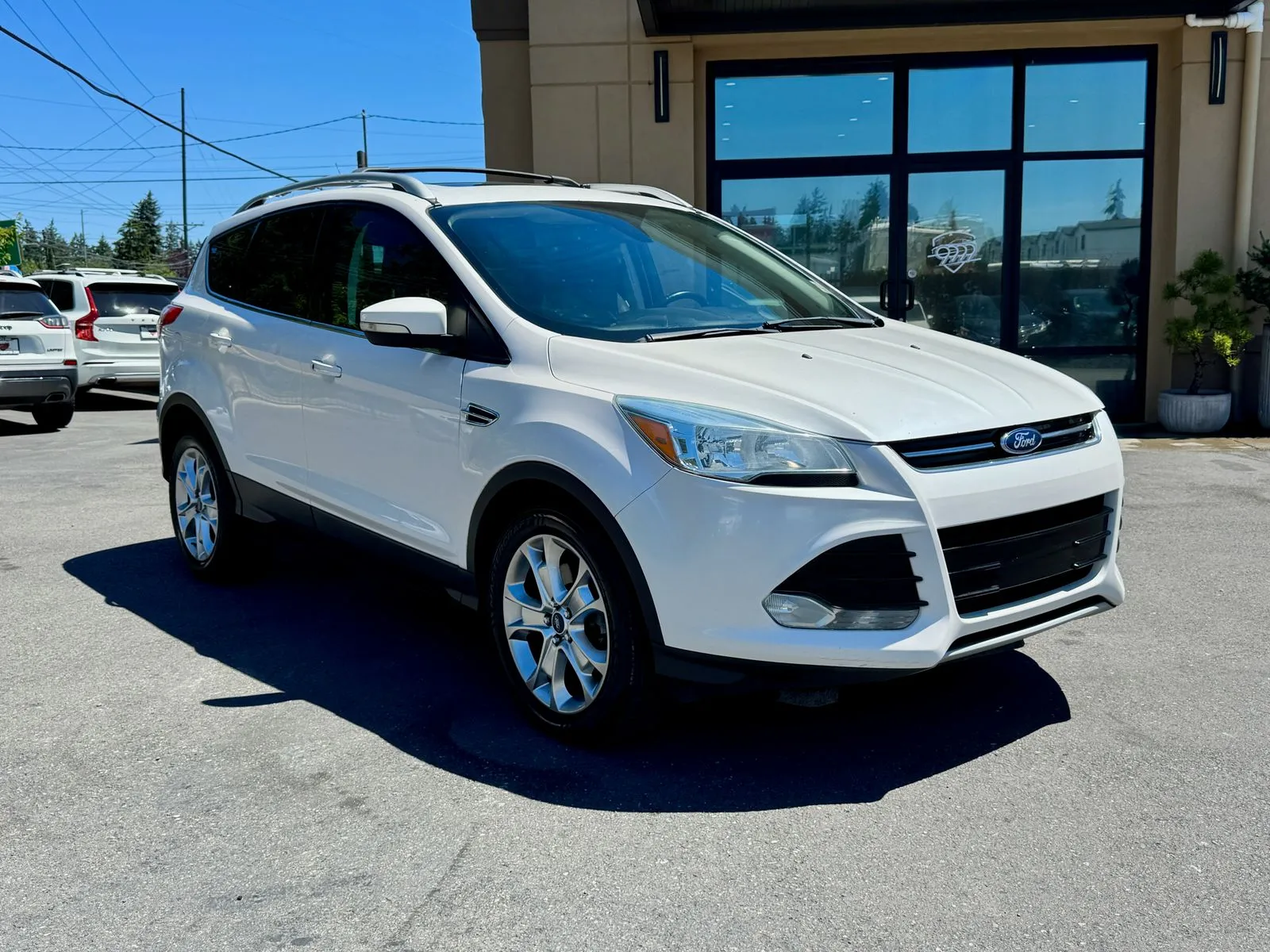 White 2016 Ford Escape Titanium for sale in Lakewood, WA