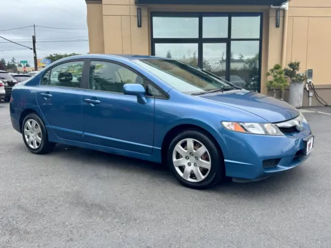 Blue 2010 Honda Civic LX for sale in Lakewood, WA