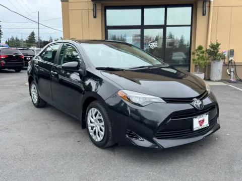 Black 2018 Toyota Corolla LE for sale in Lakewood, WA