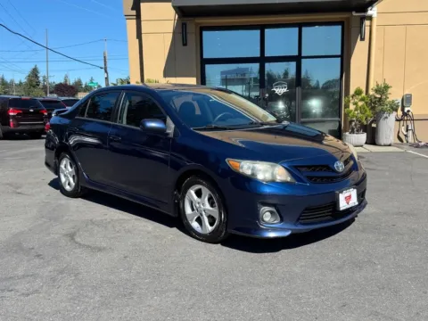 Blue 2013 Toyota Corolla S for sale in Lakewood, WA