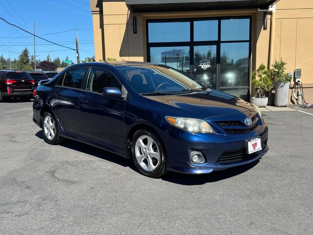 Blue 2013 Toyota Corolla S for sale in Lakewood, WA