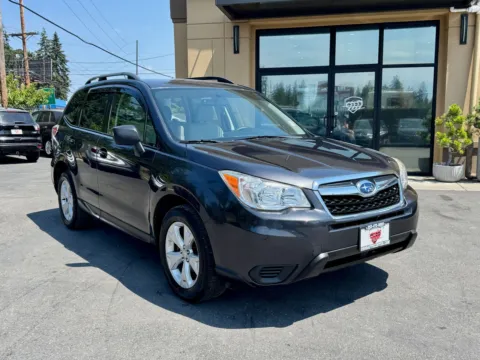 Gray 2015 Subaru Forester 2.5i for sale in Lakewood, WA