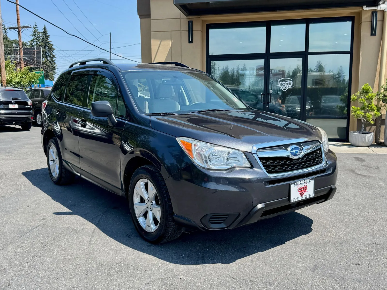 Gray 2015 Subaru Forester 2.5i for sale in Lakewood, WA