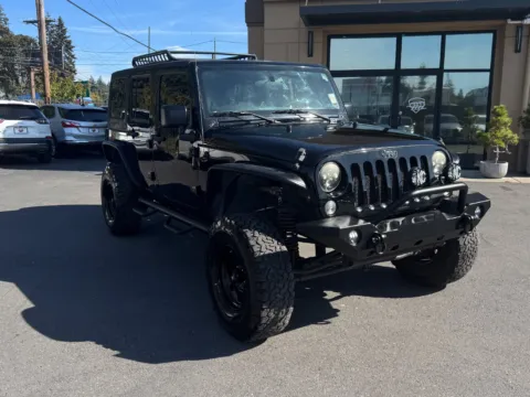 Black 2015 Jeep Wrangler Unlimited Sport for sale in Lakewood, WA
