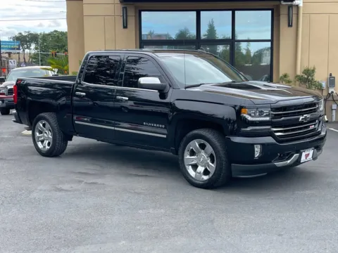 Black 2018 Chevrolet Silverado 1500 LTZ for sale in Lakewood, WA