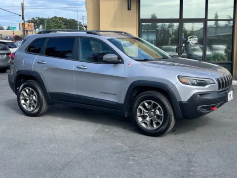 Silver 2020 Jeep Cherokee Trailhawk for sale in Lakewood, WA