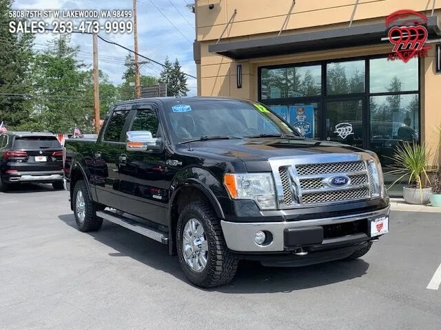 2012 FORD F-150 SUPERCREW LARIAT for sale in Lakewood, WA