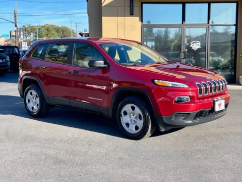 Red 2017 Jeep Cherokee Sport for sale in Lakewood, WA