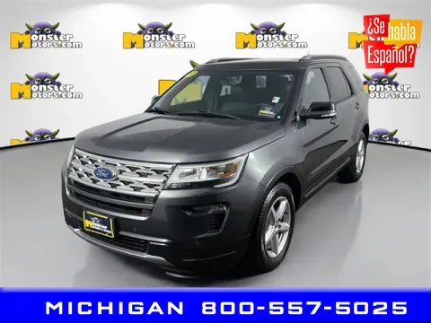 Black 2018 Ford Explorer XLT for sale in Michigan Center, MI