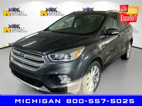 Gray 2018 Ford Escape Titanium for sale in Michigan Center, MI