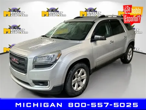 Silver 2016 GMC Acadia SLE-2 for sale in Michigan Center, MI