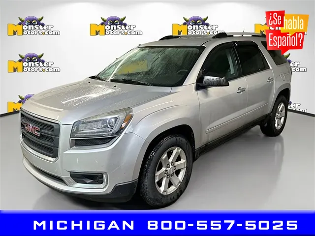 Silver 2016 GMC Acadia SLE-2 for sale in Michigan Center, MI