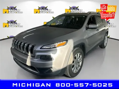 Silver 2016 Jeep Cherokee Limited for sale in Michigan Center, MI
