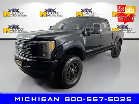 Black 2017 Ford F-350SD Platinum for sale in Michigan Center, MI