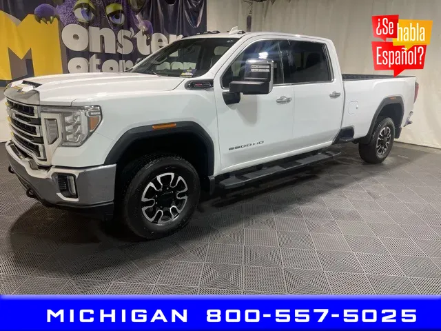 White 2020 GMC Sierra 2500HD SLT for sale in Michigan Center, MI