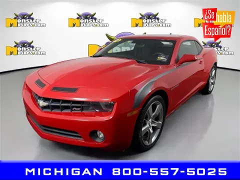 Red 2010 Chevrolet Camaro 1LT for sale in Michigan Center, MI