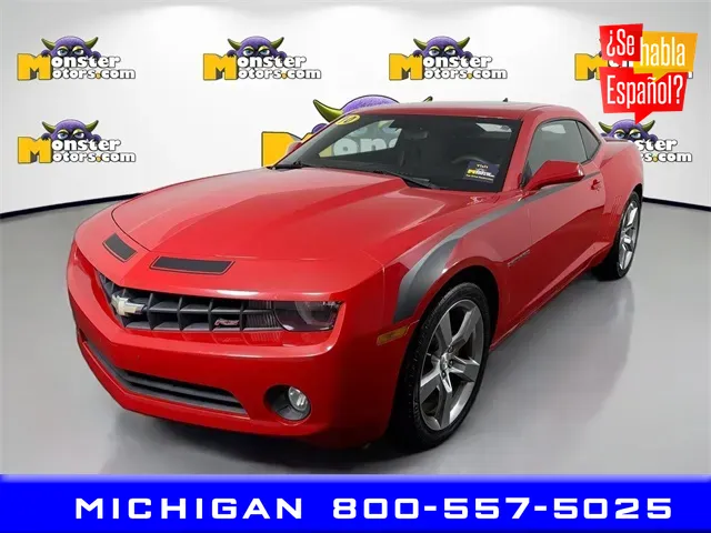 Red 2010 Chevrolet Camaro 1LT for sale in Michigan Center, MI