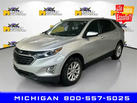 Silver 2019 Chevrolet Equinox LT for sale in Michigan Center, MI