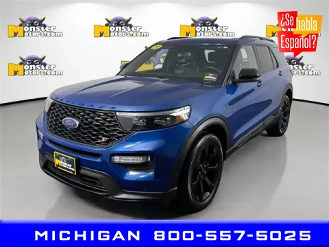 Blue 2020 Ford Explorer ST for sale in Michigan Center, MI