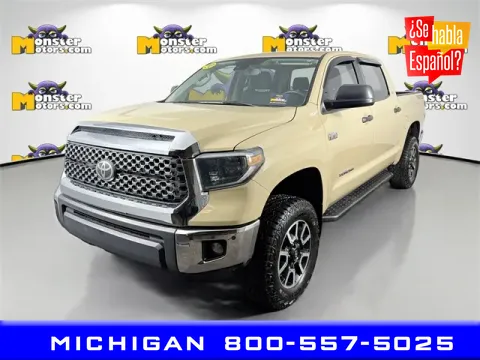 Beige 2020 Toyota Tundra SR5 for sale in Michigan Center, MI