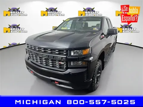 Black 2020 Chevrolet Silverado 1500 Custom Trail Boss for sale in Michigan Center, MI