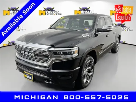 Black 2022 Ram 1500 Limited for sale in Michigan Center, MI