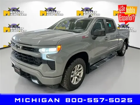 Gray 2024 Chevrolet Silverado 1500 RST for sale in Michigan Center, MI