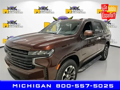 Beige 2022 Chevrolet Tahoe LT for sale in Michigan Center, MI
