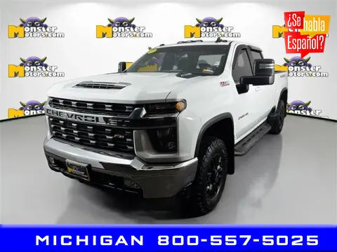 White 2021 Chevrolet Silverado 2500HD LT for sale in Michigan Center, MI