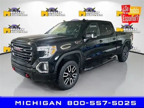 Black 2021 GMC Sierra 1500 AT4 for sale in Michigan Center, MI