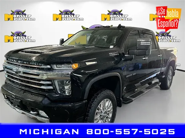 Black 2020 Chevrolet Silverado 3500HD High Country for sale in Michigan Center, MI