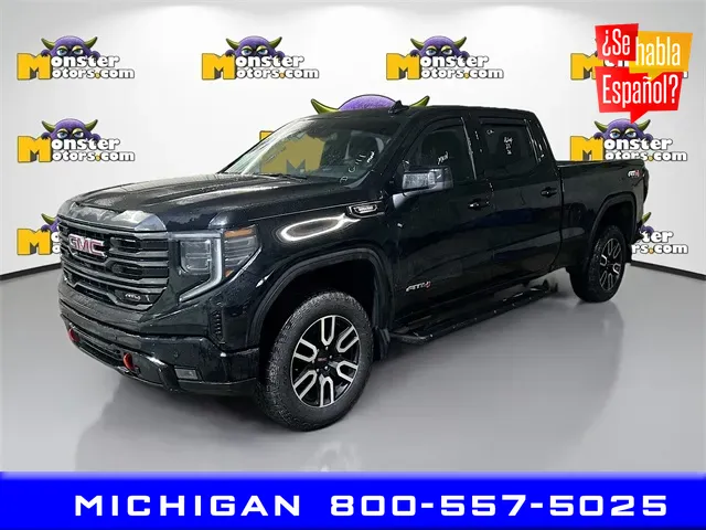 Black 2023 GMC Sierra 1500 AT4 for sale in Michigan Center, MI