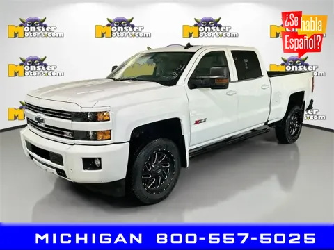 White 2018 Chevrolet Silverado 2500HD LTZ for sale in Michigan Center, MI