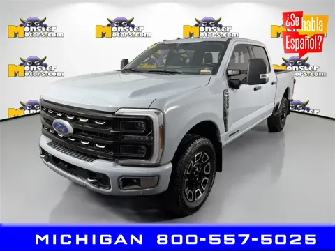Gray 2024 Ford F-250SD Platinum for sale in Michigan Center, MI