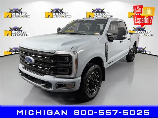 Gray 2024 Ford F-250SD Platinum for sale in Michigan Center, MI