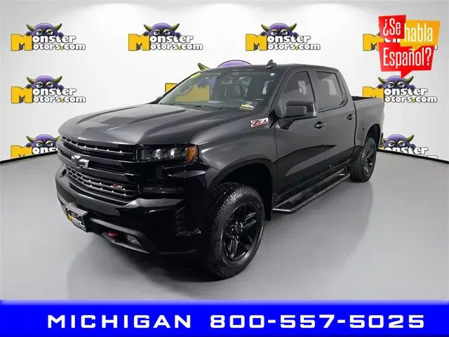 Black 2019 Chevrolet Silverado 1500 LT Trail Boss for sale in Michigan Center, MI