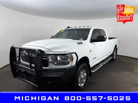 White 2022 Ram 3500 Big Horn for sale in Michigan Center, MI