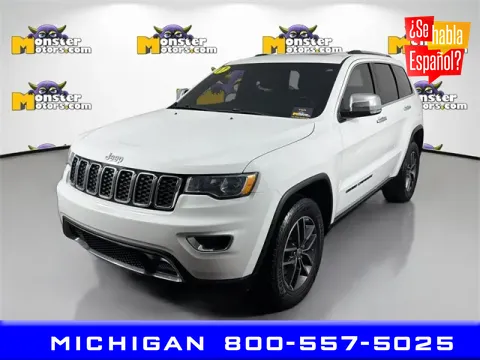 White 2017 Jeep Grand Cherokee Limited for sale in Michigan Center, MI