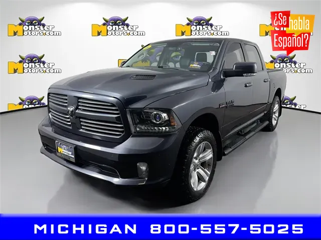 Blue 2016 Ram 1500 Sport for sale in Michigan Center, MI